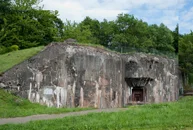 Schietgat in een kazematopstelling (Ouvrage Hackenberg)